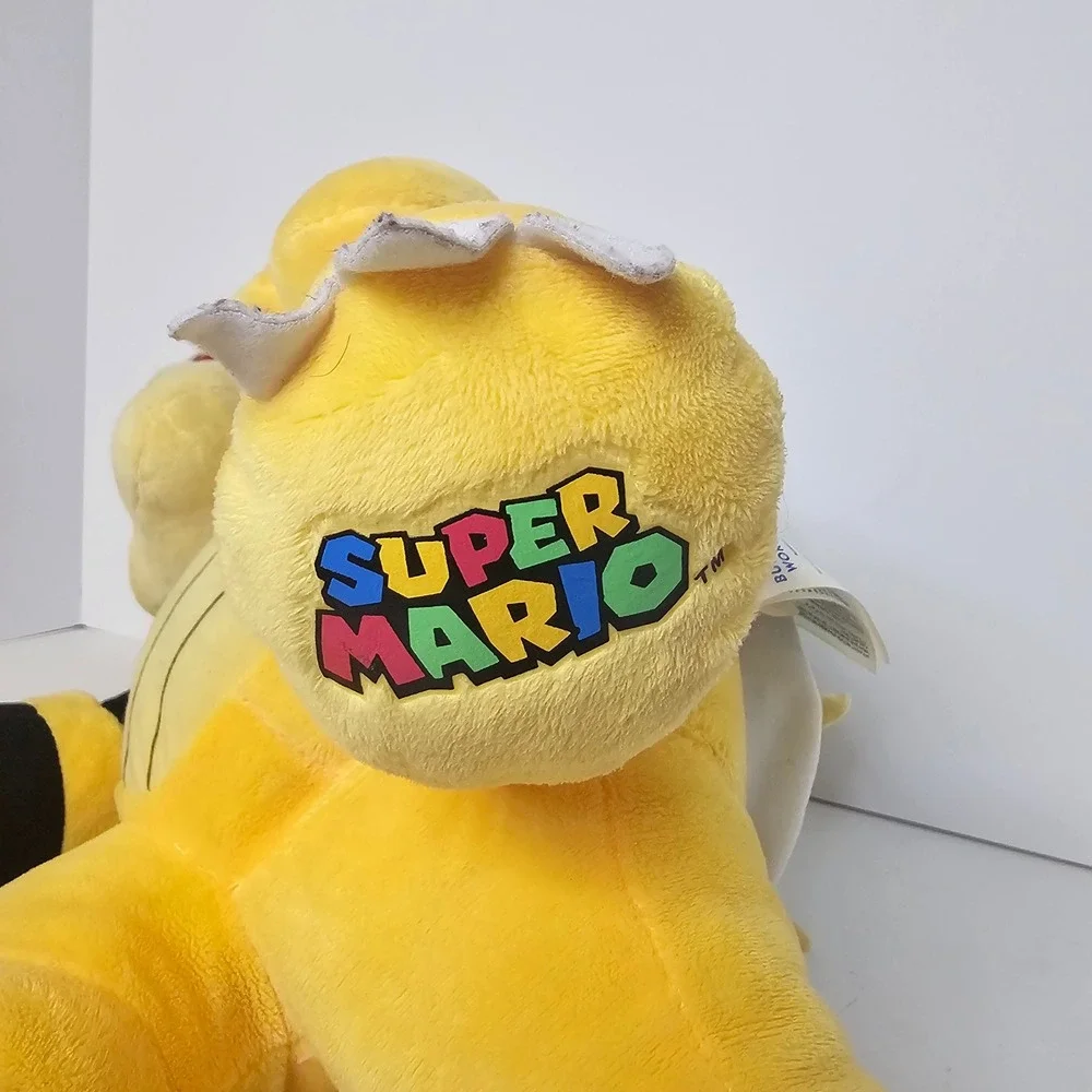 Nintendo Super Mario Bowser Plush 15 Inch Spiked Shell King Koopa Stuffed Toy